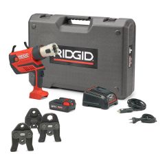 Ridgid 67098 RP350-B Kit Estándar 12 - 108 mm Juego básico de alicates de presión 18V 2.5Ah Li-Ion + bek V 15-22-28