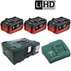 Metabo 685069000 Batería 3 x 18V LiHD 5.5Ah + cargador ASC30-36 en Metaloc