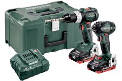 Metabo Juego combinado 2.1.11 18V 4.0Ah LiHD - Taladro sin cable BS18LT BL + Llave de impacto SSD18 LTX 200 BL 685123000