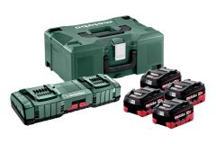 Metabo 685180000 Juego básico 4 x 18V LiHD 5.5Ah + Duocharger ASC 145 en Metaloc