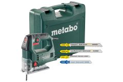 Metabo 690920000 STEB 65 Quick SET Sierra de calar pendular de 450 W + 20 hojas de sierra de calar