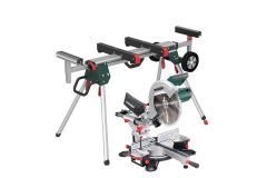 Metabo 590968000 Tronzadora KGS305M con función de arrastre + soporte KSU251