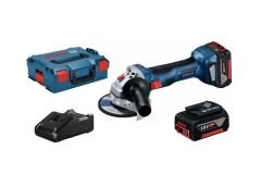 Boschw ¡Amoladora angular GWS 18V-7 125 mm Accu 18V 4,0Ah Li-Ion 06019H9005 + 5 años de garantía del distribuidor!