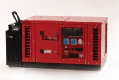 Europower Grupo electrógeno EPS6000E 6 KVA con motor de gasolina 2 x 230 voltios (16A) - 1x 230 voltios (32A) de arranque eléctrico 950000611