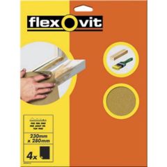 Flexovit 63642558237 A700 Hoja de lijado 230 x 280 P40 Universal 25 piezas