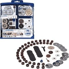 Dremel 2615E725JA 725JA Juego de accesorios 70 piezas