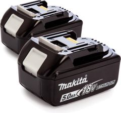 Makita BL1850BDUO BL1850B Duopack - 2 x batería de 18 voltios 5,0Ah Li-Ion