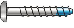 DeWalt DFM1420090 Tornillo para hormigón Blue-Tip 13 mm cabeza redonda 6 x 45 mm 100 Piezas