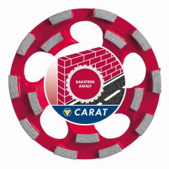 Carat CUBD1253A0 DUSTEC 125x22,2MM TIPO BAKSTEN PREMIUM Cabezal de amolado