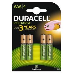 Duracell D090231 Pilas recargables Plus AAA 4pcs