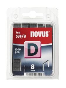 Novus 042-0375 D 53F/8 Grapas 8 mm 1200 Piezas