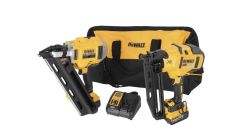 DeWalt DCK2046P2 Juego combinado - DCN660 Apilador de acabados 16GA + DCN692 Clavadora de listones 18V 5.0Ah batería de Ion-Litio en bolsa