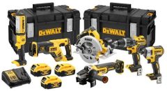 DeWalt DCK623P3 Juego especial 3x 18V 5,0 Ah XR Li-Ion de 6 piezas en maletín ToughSystem