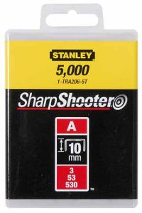 Stanley 1-TRA209T Grapas 14mm Tipo A - 1000 Piezas