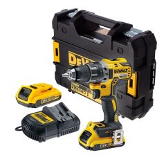 DeWalt DCD791D2-QW DCD791D2 Taladro de batería sin escobillas de 18 voltios 2,0 AH Li-ion