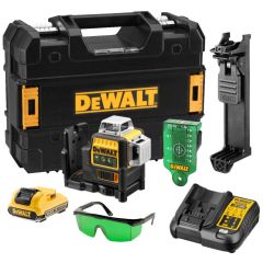 DeWalt DCE089D1G-QW Láser autonivelante de líneas cruzadas con rayo verde 10,8V 2,0Ah XR Li-Ion