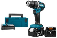 Makita Taladro de impacto sin cable DHP484RTJ 18V 5.0 AH Li-ion