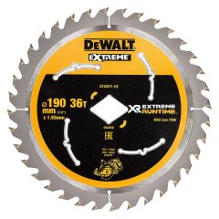 DeWalt Hoja de sierra DT40271-QZ 190 mm 36T diamantada para DCS577