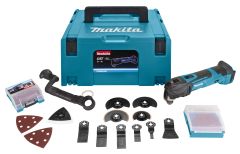 Makita DTM41ZJX3 Multiherramienta de 14,4 voltios de iones de litio + juego de accesorios! sin pilas ni cargador