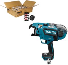 Makita DTR180ZJSET1 PRECIO DEL CONJUNTO 1 - 30 cajas de alambre trenzado 199137-9 + regalo DTR180ZJ Máquina trenzadora sin cable de 14,4 - 18 voltios sin baterías ni cargador