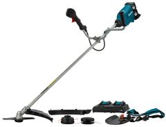 Makita DUR369APT2 Desbrozadora sin cable con empuñadura en U 2 x 18 Volt 5.0Ah Li-Ion