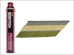 Stanley Bostitch PT2870HD-FC Clavo decapante + gas 33º 2,8x70 mm galvanizado en caliente liso endurecido 1100 uds.