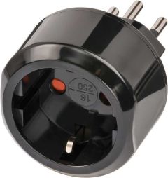 Brennenstuhl 1508642 Adaptador de viaje contacto de seguridad/CH Limitador de corriente 10A