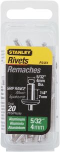 Stanley 1-PAA44T Remaches 3X7mm - 20 piezas