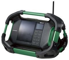 HiKOKI UR18DSDLW4Z Radio digital a pilas DAB+ y Bluetooth 14,4 - 18V sin baterías ni cargador + 5 años de garantía del distribuidor