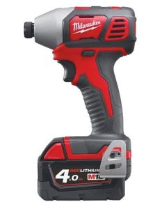 Milwaukee 4933443580 M18 BID-402C Llave de Impacto Compacta de 1/4 "Hex 18V 4.0Ah Redli-ion