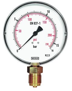 Rems 115045 Manómetro con escala fina para bomba Push-off