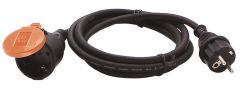 Relectric RELEC493128 PRO Cable de extensión 5Mtr 1 gancho 3 x 1,5 mm