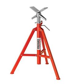 Ridgid 22168 Modelo VF-99 Soporte de tubo alto plegable con cabeza en V