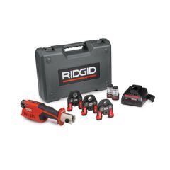 Ridgid 59178 RP241 Alicates de punción de 12 - 35 mm a batería 12V 2,5 Ah Li-Ion + 3 mordazas U16-U20-U25