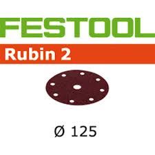 Festool 499099 Discos de lijado Rubin 2 STF D125/90 P180 RU/50