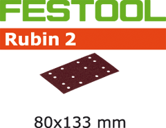 Festool 499054 Hojas de lija Rubin 2 STF 80x133/14 P40 RU/10