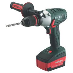 Metabo 602192500 Taladro percutor sin cable SB18LTX de 18 voltios y 4,0 Ah de iones de litio