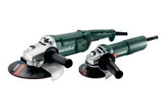 Metabo 691083000 Juego combinado de amoladora angular (WP 2200-230 + W 750-125) + ¡5 años de garantía del distribuidor!