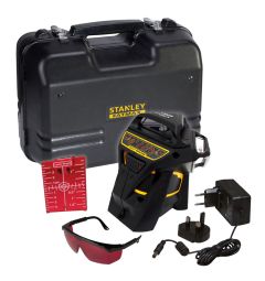 Stanley FMHT1-77357 Nivel de burbuja láser FatMax X3R 3 x 360 grados con rayo rojo