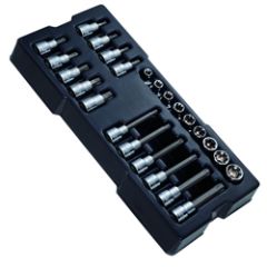 Stanley STMT1-74176 Juego de puntas Torx de ½" de 6 caras de 24 piezas