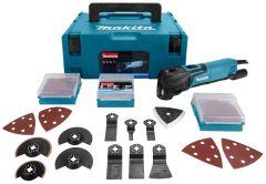 Makita Multimáquina cortadora oscilante de 320 vatios TM3010CX2J + kit de accesorios