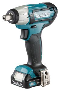 Makita TW141DSAJ Llave de impacto a batería 1/2" 12V 2.0Ah Li-ion en caja M