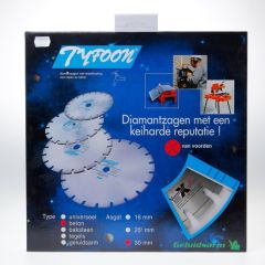 Van Voorden 249261 Hoja de diamante Tyfoon 350 mm Hormigón