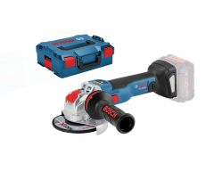 Boschw ¡Amoladora angular sin cable X-LOCK GWX 18 V-10 SC 125mm sin baterías + cargador en L-BOXX + 5 años de garantía del distribuidor! 06017B0400