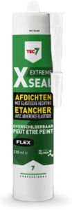 TEC7 528009000 Kit de sellado y acabado X-Seal All-In-One Blanco RAL9003 cartucho 310ml