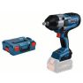 Boschw GDS 18V-1000 profesional Llave de impacto 1/2" 1000Nm 18V sin baterías ni cargador en L-Boxx 06019J8301 - 1