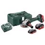 Metabo 613077940 Amoladora angular rápida WB 18 LTX BL 125 18V 2 x 5,5Ah LiHD / 1 x 4,0Ah LiHD en Metaloc - 1