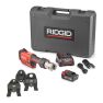 Ridgid 69838 RP351-B Kit Estándar 12 - 108 mm Juego básico de alicates de presión 18V 2.5Ah Li-Ion + mordazas M 15-18-22 - 1