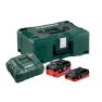 Metabo 685103000 Juego básico LiHD 18 Volt - 1 x batería 18V 3,5Ah LiHD + 1 x batería 18V 5,5Ah LiHD + cargador ASC30-36V en Metaloc - 2