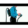 Makita DVC261ZX11 Aspiradora de mochila 2x18V sin baterías ni cargador con kit de recogida de polvo de 4 piezas para el mercado de la limpieza - 1